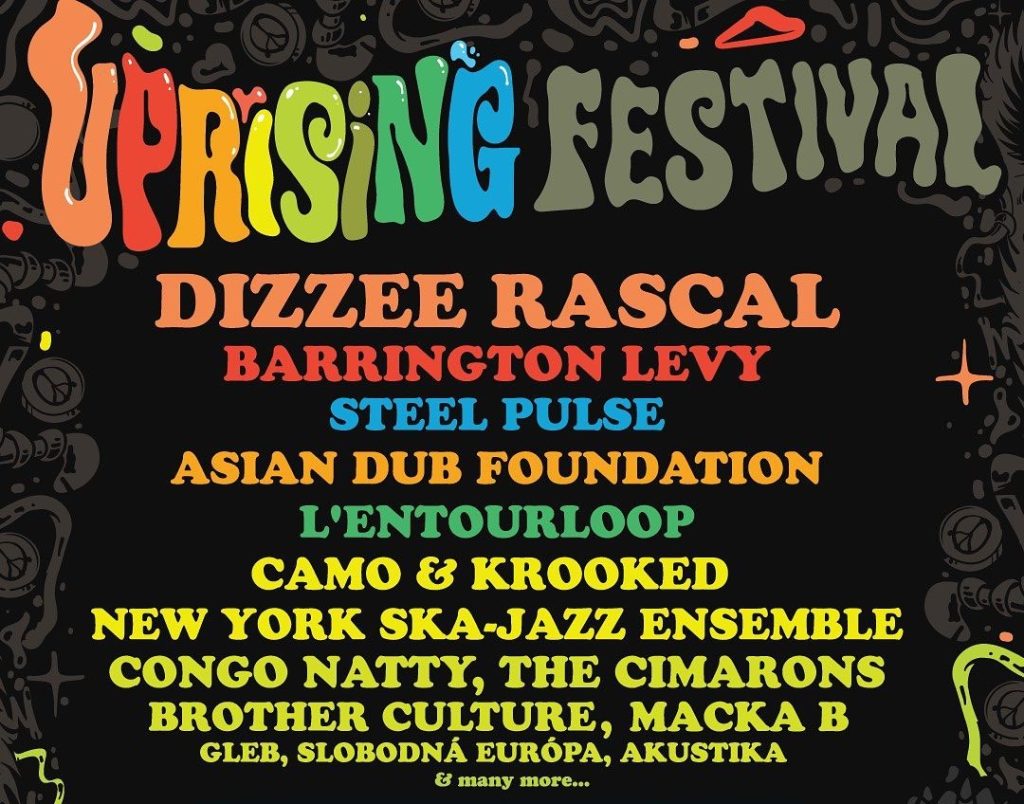 Letné hudobné festivaly - Uprising 2023